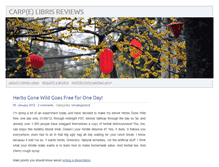 Tablet Screenshot of carpelibrisreviews.com